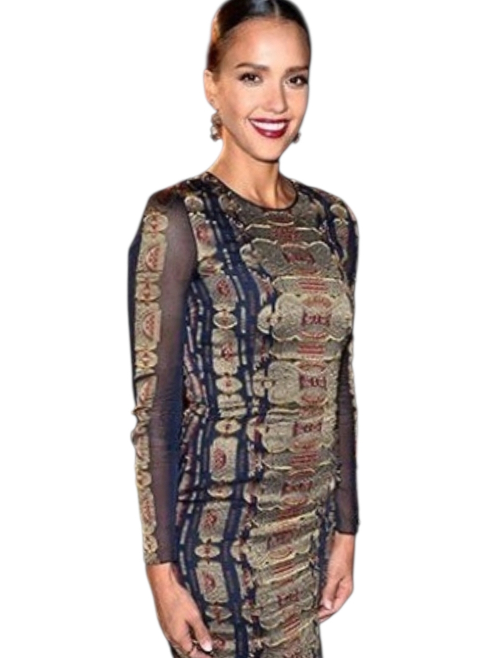 NWT $495 Tory Burch Silk Jacquard Top - Picture 2 of 4